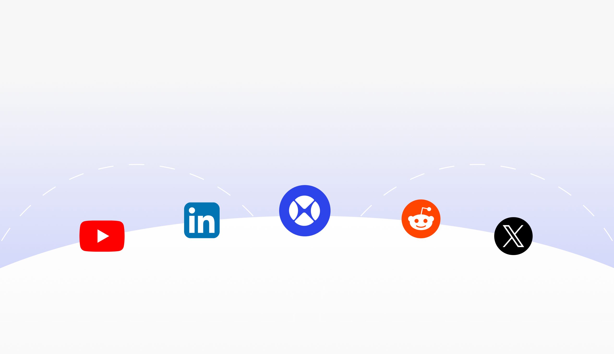 Buyer intent signals from YouTube, LinkedIn, Postelix, Reddit, and X